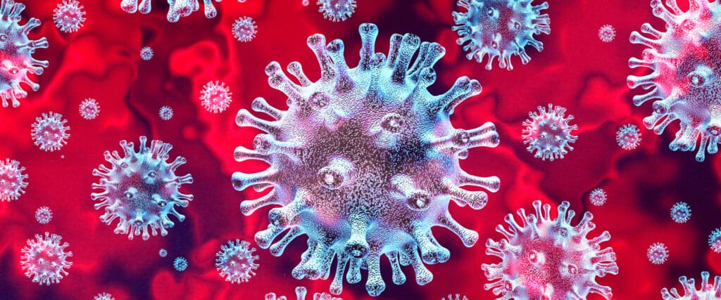 Image depicting the coronavirus.